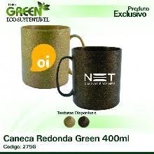 CANECA REDONDA GREEN 400ML